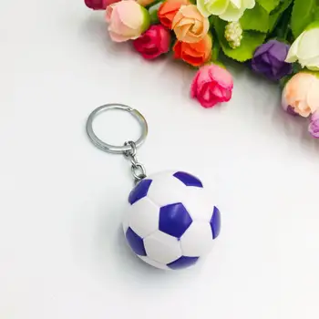Футболен ключодържател износоустойчив футболен ключодържател подаръци декоративни трайни симулация футболна топка кола ключодържател