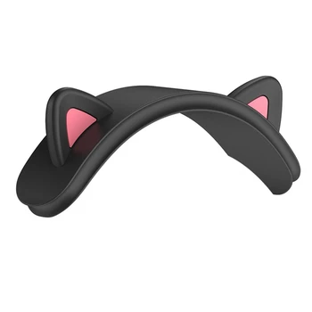 За Apple Max многофункционални безжични Bluetooth слушалки напречна греда котка ухо силиконов защитен капак