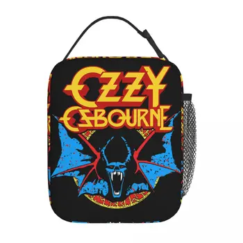 Ozzy Osbourne Rock Bat Принцът на мрака Топлоизолирани чанти за обяд Училищна кутия за многократна употреба за обяд Охладител Термична кутия за обяд