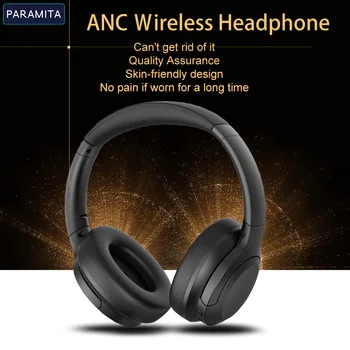 PARAMITA A1 Безжични Bluetooth слушалки ANC шумопотискащи слушалки BT5.3 400mAh Over-Ear Сгъваема подходяща за работни игри Run