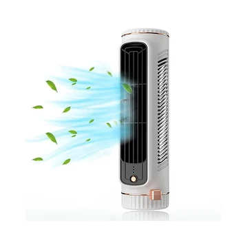 Преносим автоматичен дистанционен климатик, USB персонален климатик мини климатик с 3-степенен електрически вентилатор бял