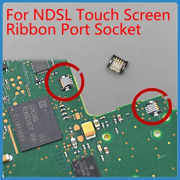 10Pcs оригинален за NDSL сензорен екран лента порт гнездо за Nintendo NDSI 3DS нов 3DS Wiiu PAD универсален 4Pin екран гнездо