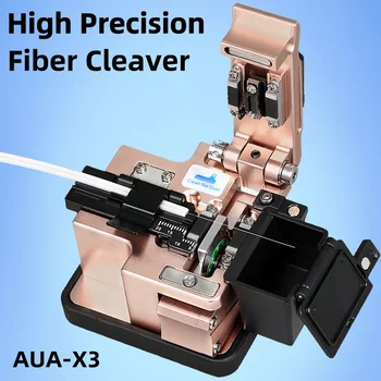 COMPTYCO AUA-X3 Fiber Cleaver Високо прецизен нож за рязане на оптични кабели FTTH Инструменти за рязане на оптични влакна 24 точково острие