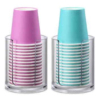 Дозатор за хартиени чаши Държач за чаши за уста предотвратява отпадъците U-образен дозатор за чаши органайзер