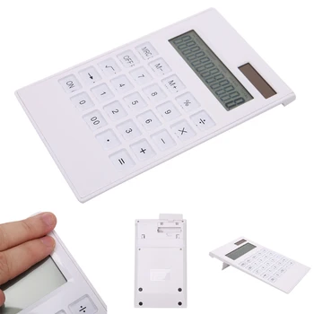 Прост кристал за ключов калкулатор Handheld за обучение на студенти Счетоводни момичета Мини преносими енергоспестяващи калкулатори