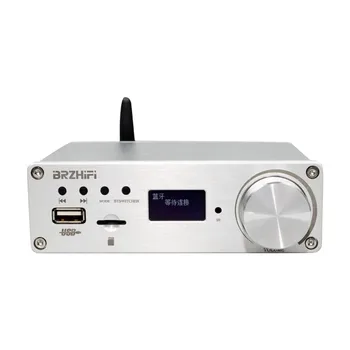 19V-32V C40 дистанционно управление APP Bluetooth 5.0 U диск / TF карта игра HIFI професионален цифров усилвател на мощност 130W + 130W аудио