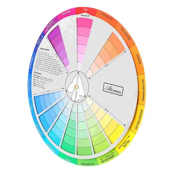 HEALIFTY Цвят Международен стандартен градиент цвят промяна ръководство диаграма боя смесване инструмент за обучение