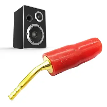 Бананови щепсели за високоговорители Щепсели за високоговорители ПИН 2MM конектори за бананови щепсели Издръжлив бананов аудио щепсел Бързо свързване за стена