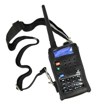 Walkie Talkie Кожен мек калъф за BAOFENG UV 5R Portable Ham Radio UV-5R UV-5RA Plus UV-5RE Plus UV-5RB RONSON UV-8R