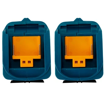2X USB адаптер за зареждане за Makita ADP05 BL1415 BL1430 BL1815 BL1830 14.4-18V