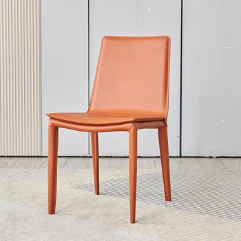 Advanced Nordic Кожен стол Детски дизайн Луксозни столове за хранене за възрастни Минималистичен Sillasn Мебели за хол 40XP