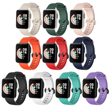 силиконова каишка за Xiaomi Mi Watch Lite глобална версия Smart Watch Замяна на спортна гривна маншет за Redmi Watch Strap