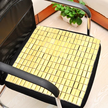 Бамбукова подложка за сядане Диван Столче за кола Мат Mahjong стол Pad Cool Pad Офис възглавница Цвят Mahjong възглавница Консумативи за дома