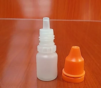 1000PCS 5ml празна пластмасова бутилка капки за очи, 5ML PE пластмасова бутилка капкомер с обезопасена от деца капачка & фин съвет