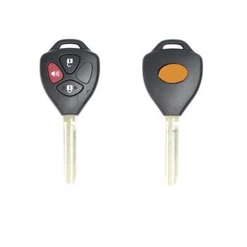 Xhorse XKTO04EN Универсален проводник дистанционно ключ Fob Flip 3 бутон за Toyota стил за VVDI ключ инструмент 5бр / лот