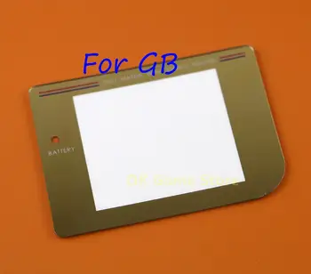 1pc Защитен протектор златен цвят Пластмасов стъклен екран обектив за Gameboy за GB конзола Резервни части за екран на обектива
