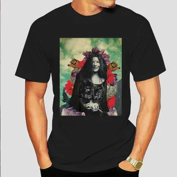 art, риза Janis Joplin, Unisex!! нова памучна риза, коледен подарък дълъг ръкав