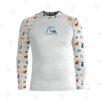 Сърф Джърси кънки ризи Лятна водна тениска UV защита Плаж RashGuard бански костюми Водолазни върхове носят Rashguard UPF 50+