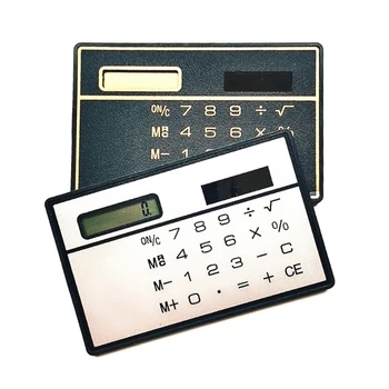 Solar Powered Calculator 8-цифрен мини калкулатор Малък основен стандартен калкулатор
