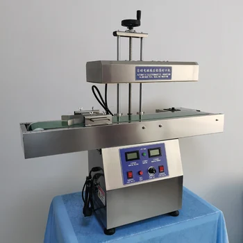 PBOBP електромагнитна непрекъсната индукция алуминиево фолио запечатване машина Медицински индуция уплътнител пластмасова бутилка