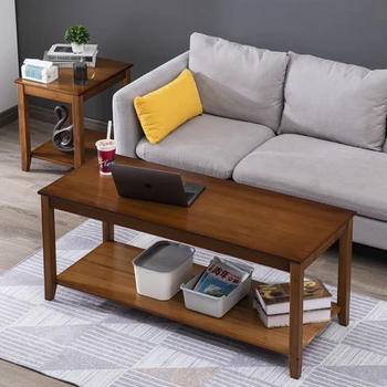 Малка масичка за кафе, минималистичен модерен мини модул хол, диван, ъглова маса, спалня нощно шкафче, малка квадратна маса