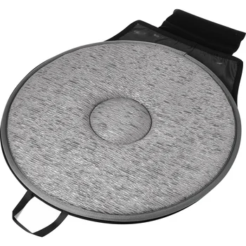  Автомобилна въртяща се възглавница кръгла дебела дискова подложка за облекчаване на болката Револвираща възглавница възглавница за кола Auto Grey