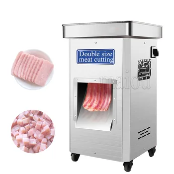 Многофункционална машина за рязане на месо Електрическа машина за рязане на свинско месо от неръждаема стомана