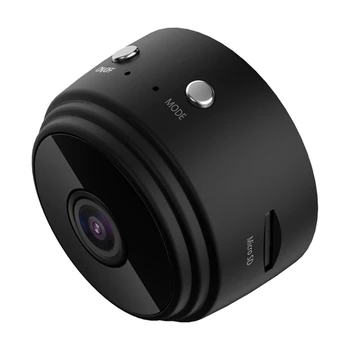 High Mini Wifi камера 1080P Безжична вътрешна камера Нощно откриване на човешко движение Преглед на предупреждения за активност Камера