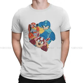 Давай! Кръгла яка TShirt Mega Man 11 чист памук класически T риза мъжки дрехи мода гореща продажба