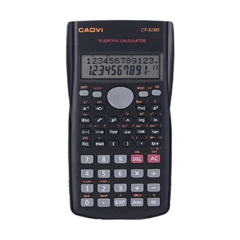 Математически научен калкулатор 12-цифрен дисплей с едновременно показване за използване от учителя