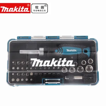 Makita B-36170 47PCS Битове за ръчни инструменти Socket Rachet Wrench Bit Set Electric Hand Drill Hexagon Handle Screwdriver Bits Set 전동드릴공구