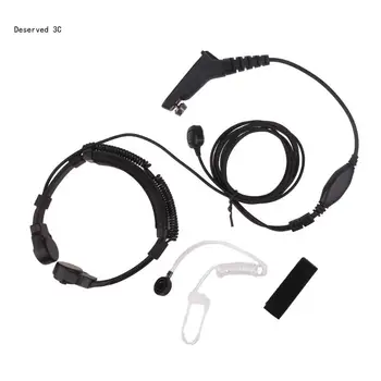 R9CB WalkieTalkie с пръст PTT микрофон слушалки аксесоари слушалка за XPR6000 XPR6500 XPR6550 XPR7000 XPR7550