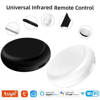 Tuya WiFi IR дистанционно управление Универсално домашно дистанционно управление за климатик TV DVD поддръжка Alexa, Google Home Smart Life