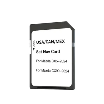 Ъпгрейд за Mazda CX-5 CX-90 Автомобилни GPS навигационни карти САЩ / CAN / MEX 16GB SD аксесоари за карти с памет 2023