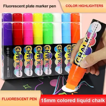 Kawaii Цветни маркери Рисуване на арт маркери Многоцветна флуоресцентна писалка Сладък студент канцеларски материали подарък Училищни пособия