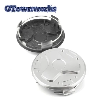 GTownworks 1pc 75mm 70mm автомобилни колела център главина капачки за S2A-NO S2A-JO S2A-AO 610C 6010K74 63817 63818 S300 S350 черен сребро