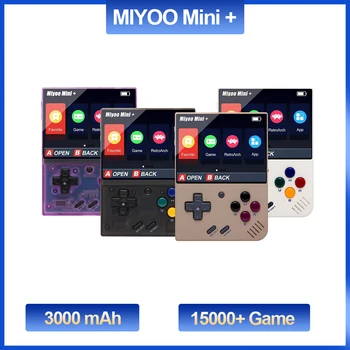 MIYOO Mini Plus Портативна ретро ръчна игрова конзола Класическа 3.5-инчова IPS HD конзола за видео игри Linux система Детски подарък