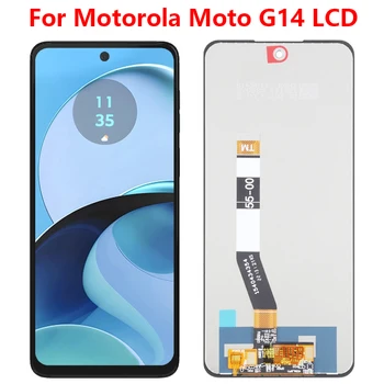 For Motorola Moto G14, layar LCD dengan Digitizer layar sentuh 6.5 