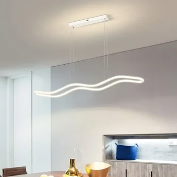 Nordic LED висулка светлини за дневна трапезария бар зала спалня таван полилей дома декор вътрешно осветление осветителни тела блясък