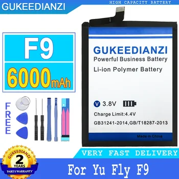 Акумулаторна F9 6000mAh батерия за подмяна на мобилен телефон за Yu Fly F9 TY001 / JKCW Smartphon батерии 