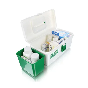 Кутия за домашна медицина Кутия за детска медицина Кутия за съхранение Многослойна здравна кутия Кутия за първа помощ