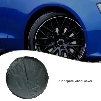 Universal SUV Car Tire Cover 210D Oxford Cloth Spare Wheel Storage Bag Protector Dustproof Waterproof Protective Storages Bags