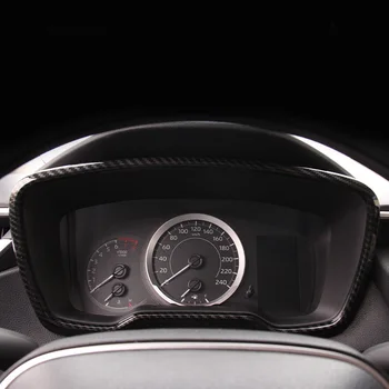 Carbon Fiber Console Dashboard Box Instrument Frame Cover Trim Car Interior Garnish Аксесоар за Toyota Corolla Cross 2020-2022