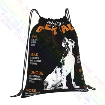 Анатомия на голям датчанин кучета шнур чанти фитнес чанта пътуване плуване спортен стил чанти за пътуване