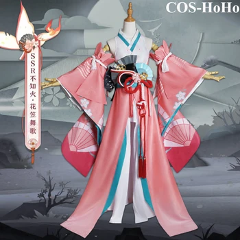 COS-HoHo аниме Onmyoji SSR Shiranui игра костюм разкошен кимоно униформа косплей костюм Хелоуин парти ролева игра облекло за жени