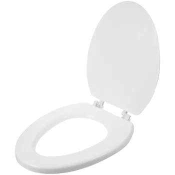 Кръгла тоалетна седалка Панти за бързо освобождаване Бавно затваряне Тежкотоварна подмяна Ева тоалетна седалка тоалетна седалка