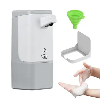 Hand Free 600ml Автоматичен дозатор за сапун Дозатор за дезинфектант без докосване Интелигентен сензор Дозатор за течен сапун за кухненска баня