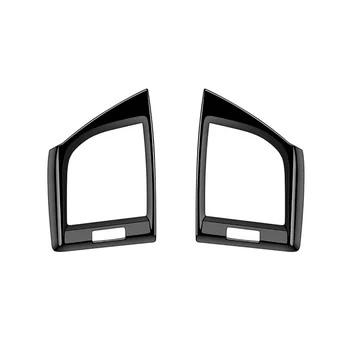 За Toyota Alphard 40 Series 2023+ RHD ярко черно табло Климатик Vent Outlet Cover Trim Frame стикер