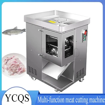 Начало Електрически резачка за месо 110V 220v Търговска машина за нарязване Кухненска резачка от неръждаема стомана