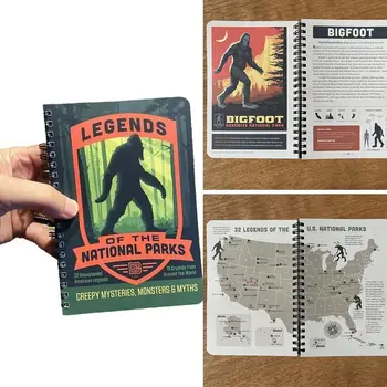 Национален парк Легендарен пътеводител Наръчник Нова горила твърда повърхност Творчески канцеларски наръчник Книги за животни